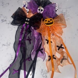 Halloween Bow Hair Accessories for Kids